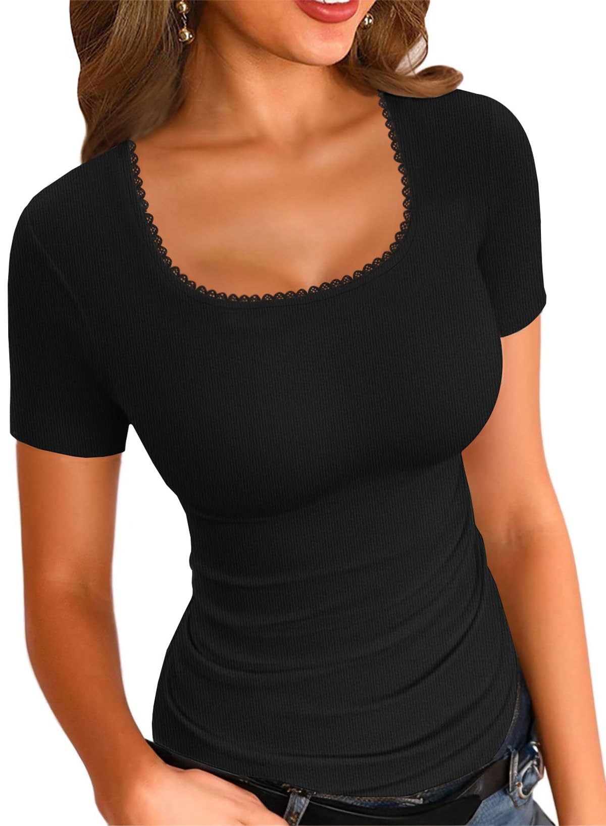 Short sleeve tops